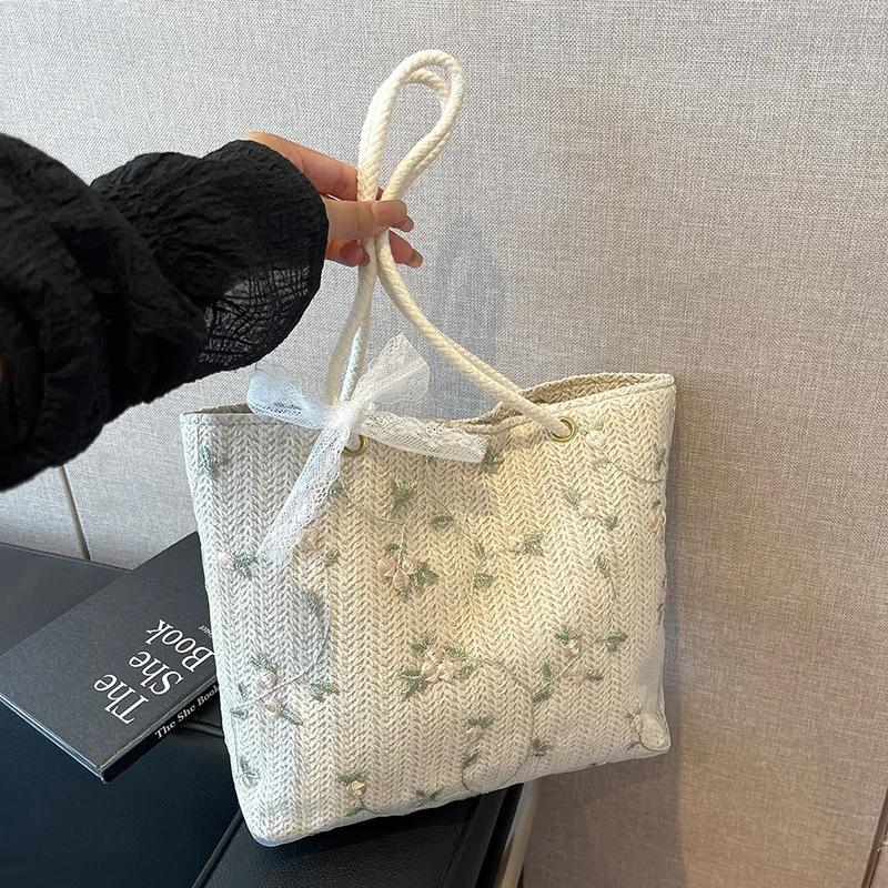 Casual Lace Woven B… - image