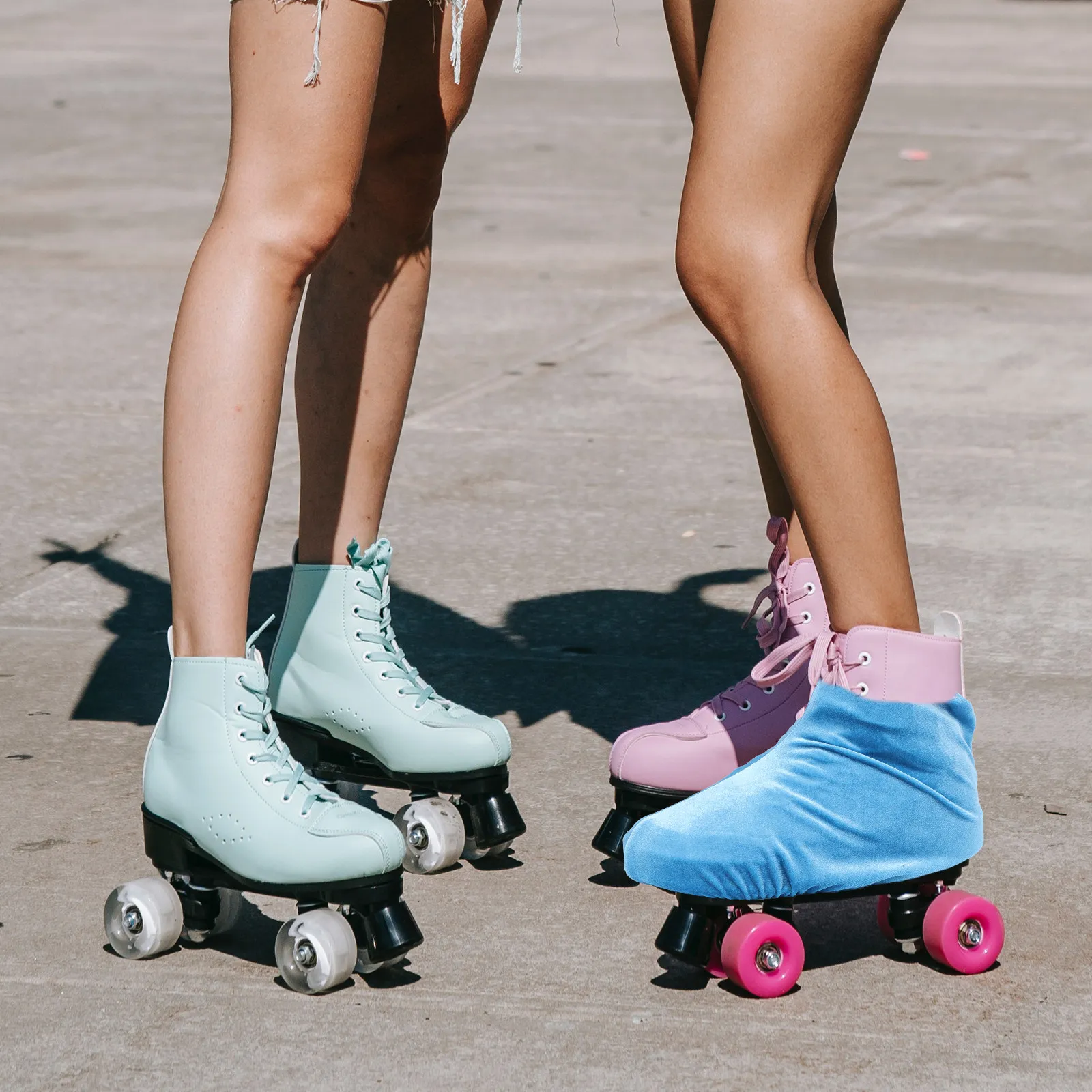 Shoe Covers Adult Figure Skate Boot Comfortable Skates Blue Skating