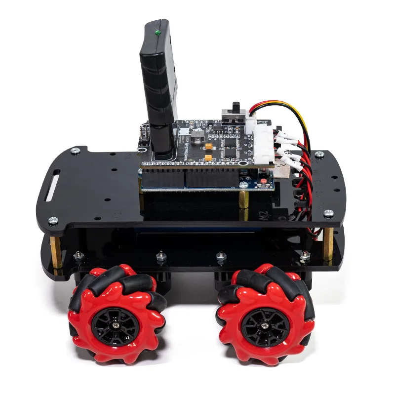 

Smart car chassis McNum wheel tracking DIY kit omnidirectional wheel four-wheel drive robot remote control car