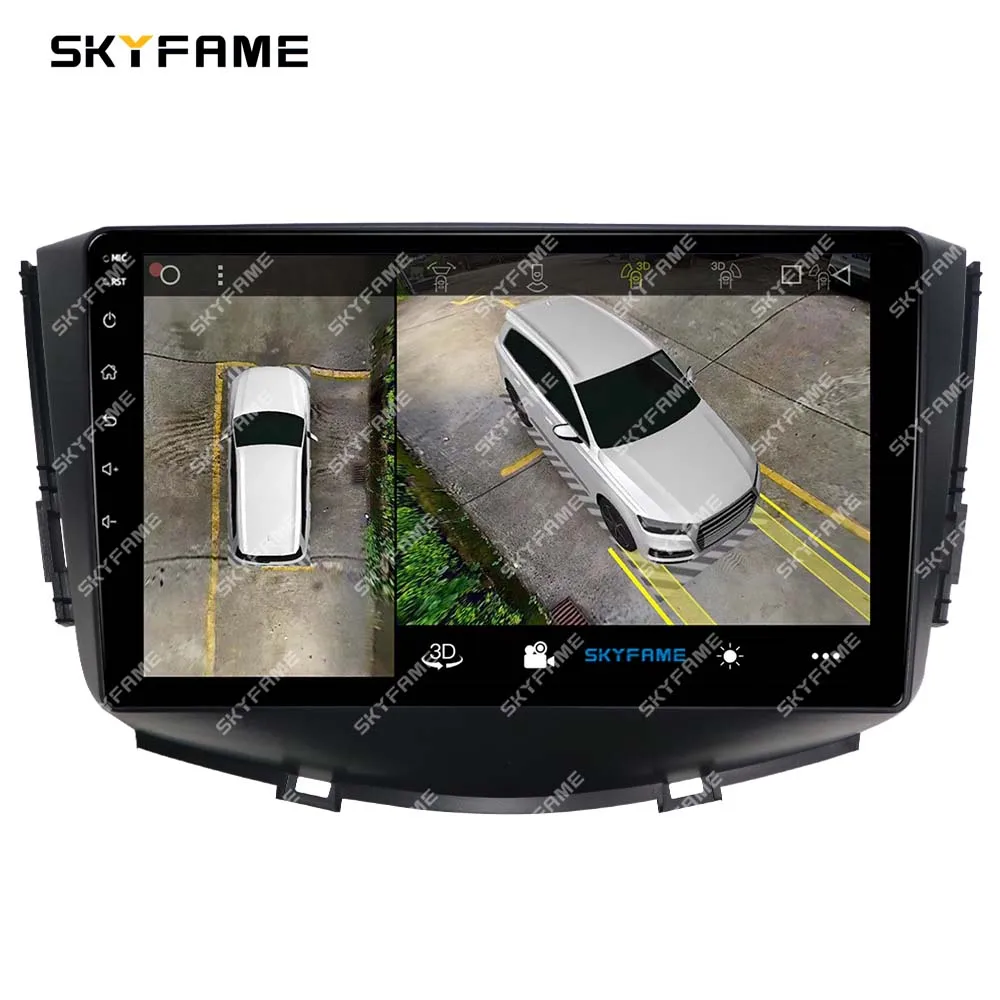 SKYFAME إطار السيارة فآسيا محول Canbus صندوق فك أندرويد راديو داش تركيب لوحة عدة ل Lifan X60