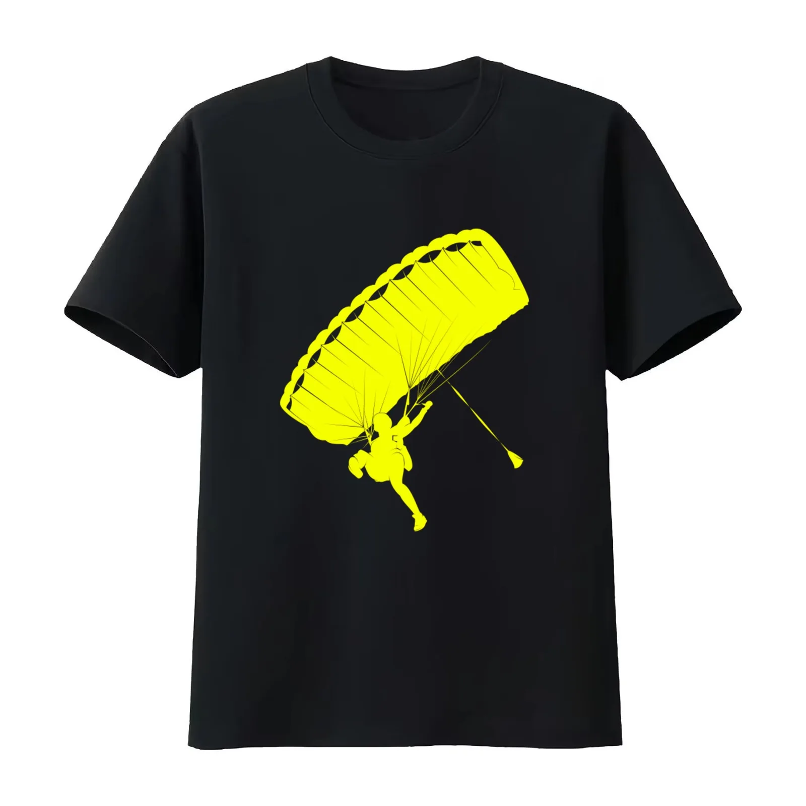 Paratrooper Skydiving Skydive Freefly T-Shirt Summer Casual Cotton Tee Oversized Streetwear Tops Vintage Graphic Print
