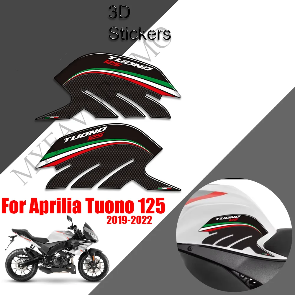 

For Aprilia Tuono 125 Motorcycle Stickers Scratch Decals Tank Pad Grips Gas Fuel Oil Kit Knee Protector Tuono125 2019-2022