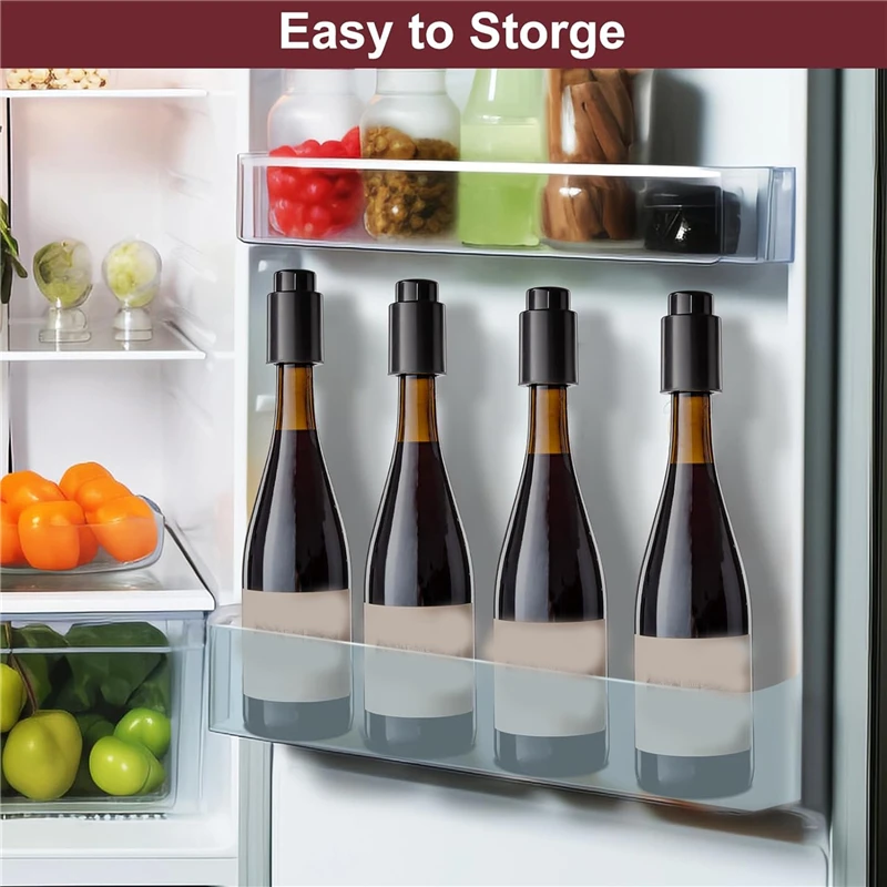 Tappo per vino vuoto conserva freschezza tappo per Champagne tappo per vino rosso tappo per bottiglia di vino in acciaio inossidabile sigillatura a prova di perdite 3 pezzi