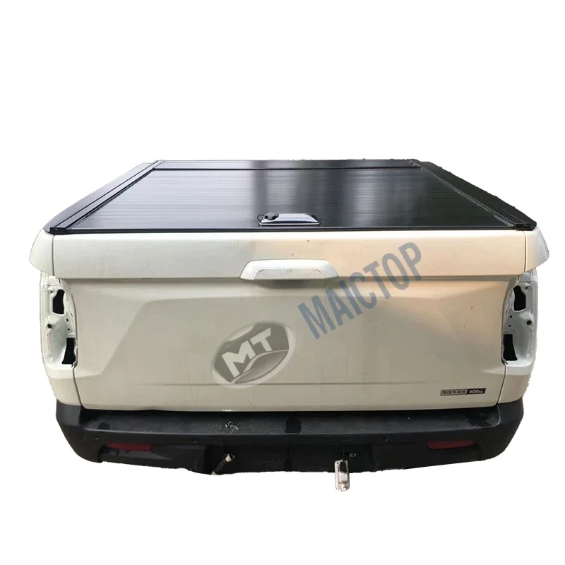 Maictop car accessories Aluminum Roller Shutter Lid Retractable Rear Tonneau Cover For Hilux REVO ROCCO Pickup Truck