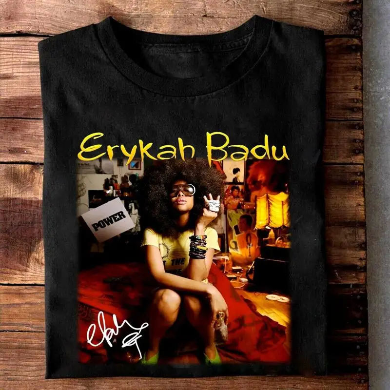 تي شيرت Erykah Badu Singer الجديد المشهور S 5Xl #1