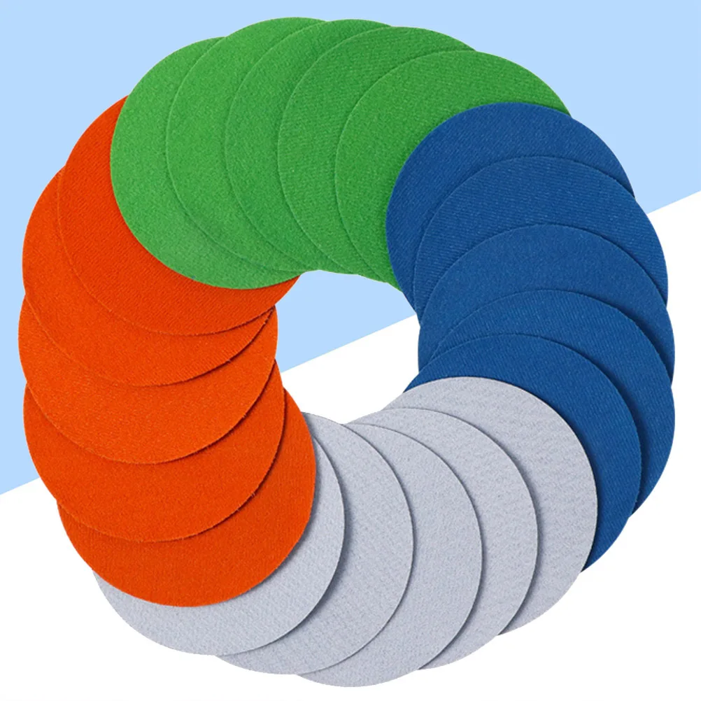 20 pezzi di carta vetrata rotonda 3000 5000 7000 10000 grana floccaggio pulizia laterale miscelazione dischi abrasivi per superfici asciutte e bagnate