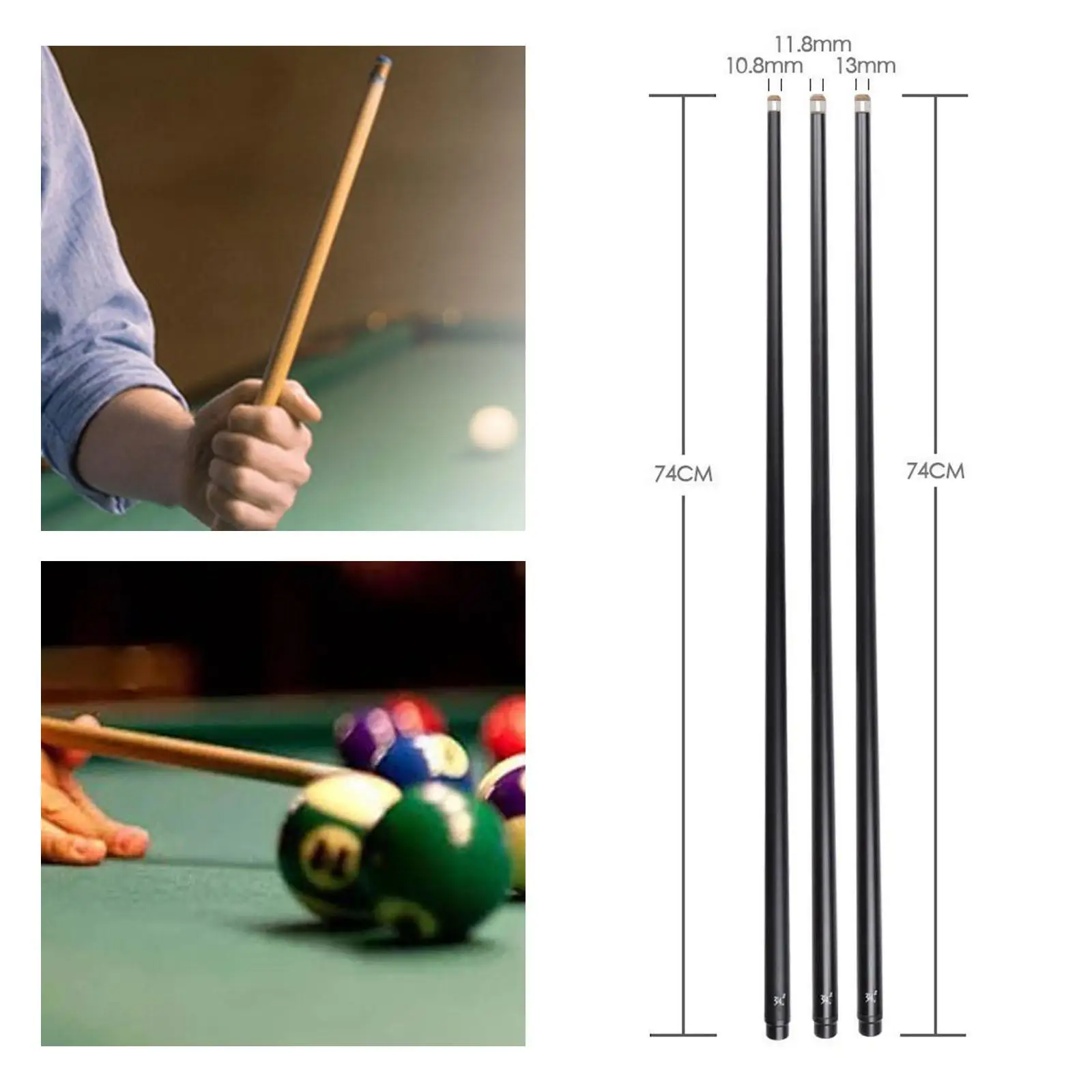 Billard Queue Vorderteil Welle Pool Queue Front schaft für Männer Snooker im Freien