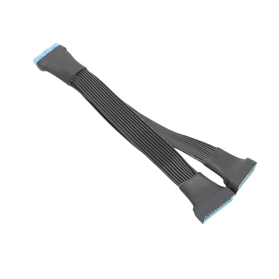 كابل توسيع USB3.0 للوحة الكمبيوتر الرئيسية 19 منفذ PCI-e Pin 20 Pins 1 إلى 2