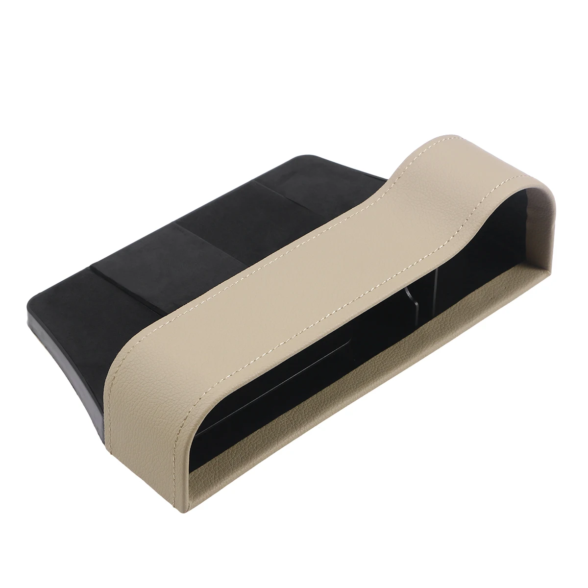 

Car Seat Filler ganizer Storage Pocket Beige Color Durable Material Impact Resistant Sturdy Design Compatible Most Vehicles Cell