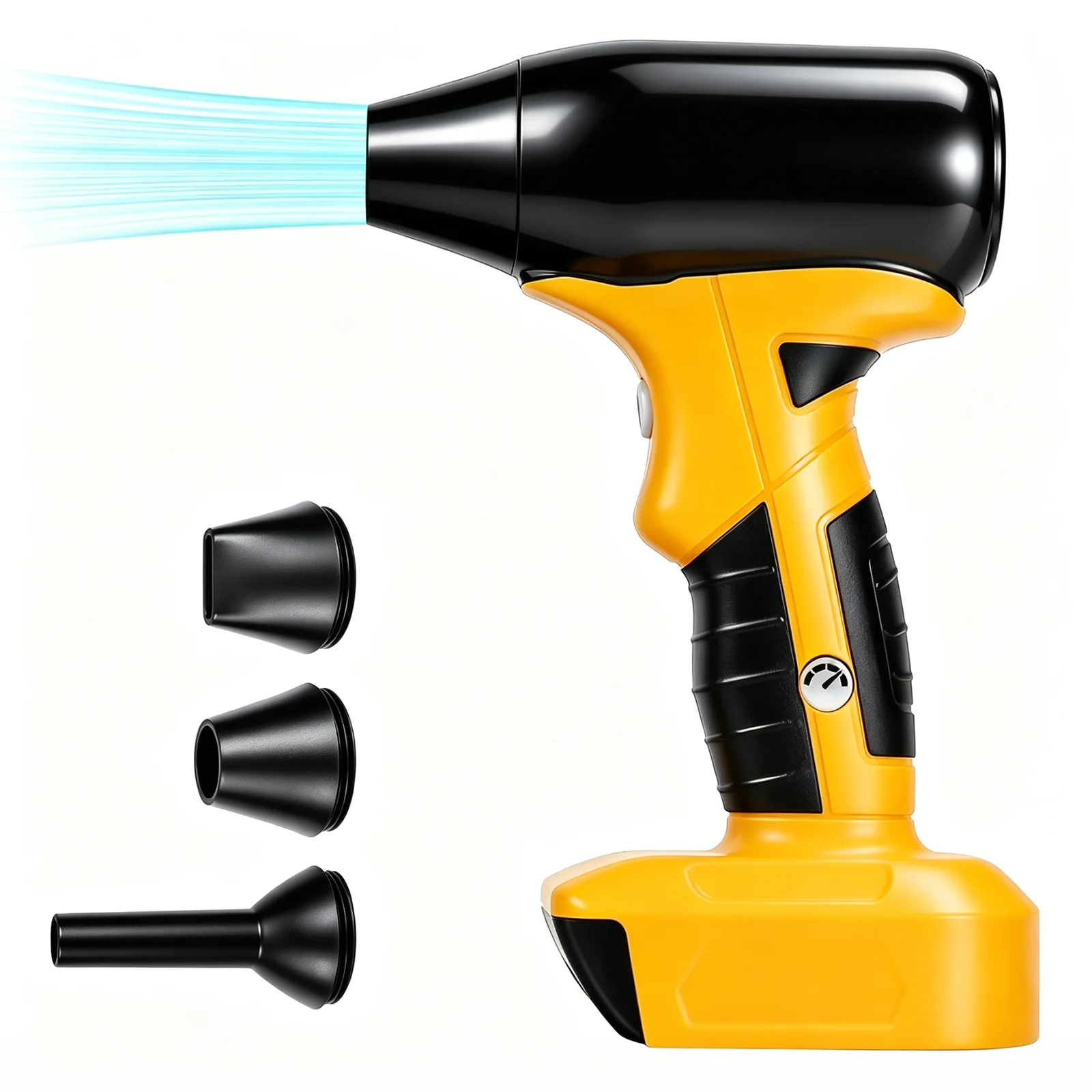 

130000RPM Turbo Fan Jet Fan Powerful Air Blower 45m/s 4-Speed Brushless Handheld Dust Blowing Tool For Dewalt 20V Battery Pin