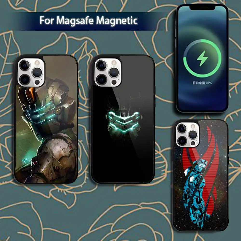 

Чехол для телефона Game Dead Space для iPhone 17,16,15,14,13,12,11, Pro, Max, Plus, Mini, Magsafe, магнитный чехол с беспроводной зарядкой