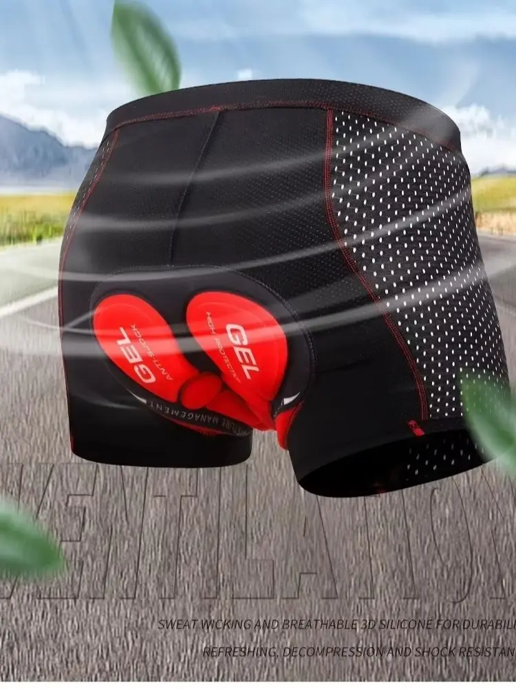 AliExpress OFFBONDAGE Cycling Shorts Men cycling shorts Breathable Mesh Cycling Underwear 5D Gel Pad Shockproof MTB Bike Shorts Cycling Clothes