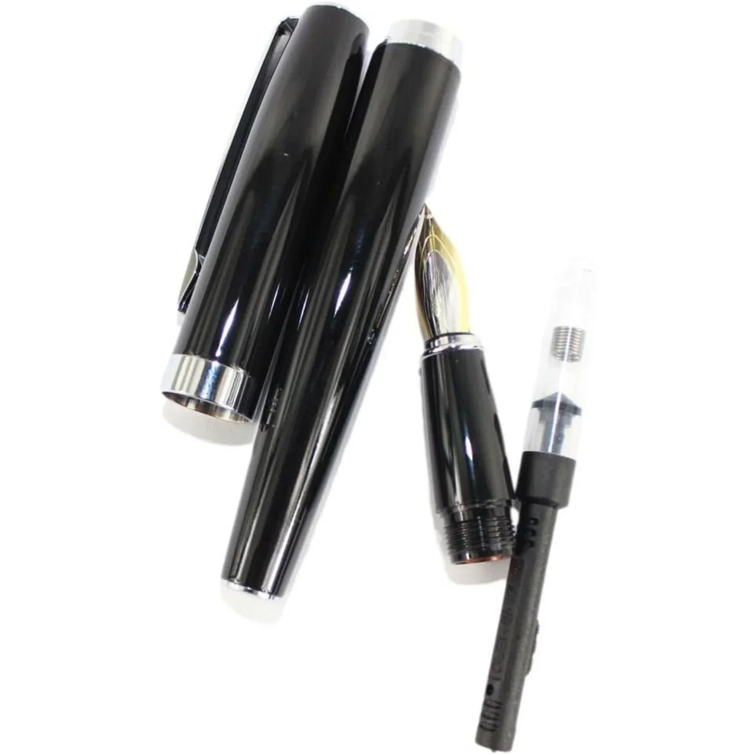 Перьевая ручка Deluxe Hero среднего размера Art, черная, в комплекте в оригинальной коробке