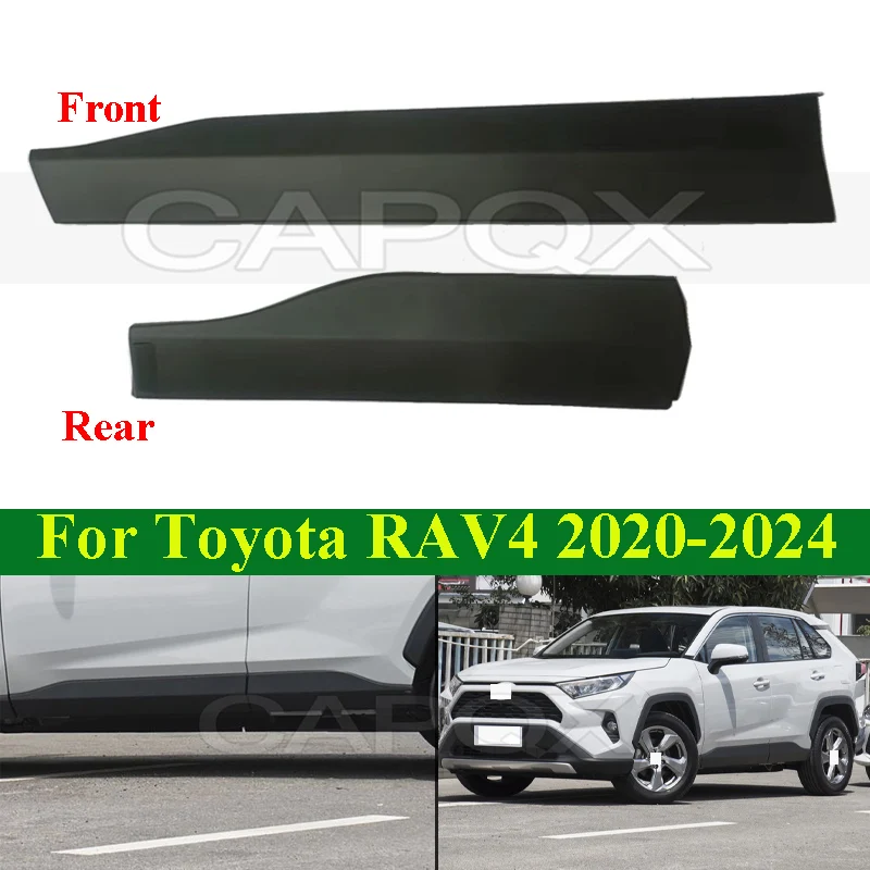 CAPQX Door Guard Protect Panel Trim Strip For Toyota RAV4 2020-2024 Door Trim Panel Strip Door Molding Panel Anti-scratch Trim