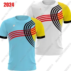 Belgium National Team 2024 T Shirt CAMISETA 3D Print Blue Belgian jersey Mens Summer Running Streetwear Casual Training Clothes