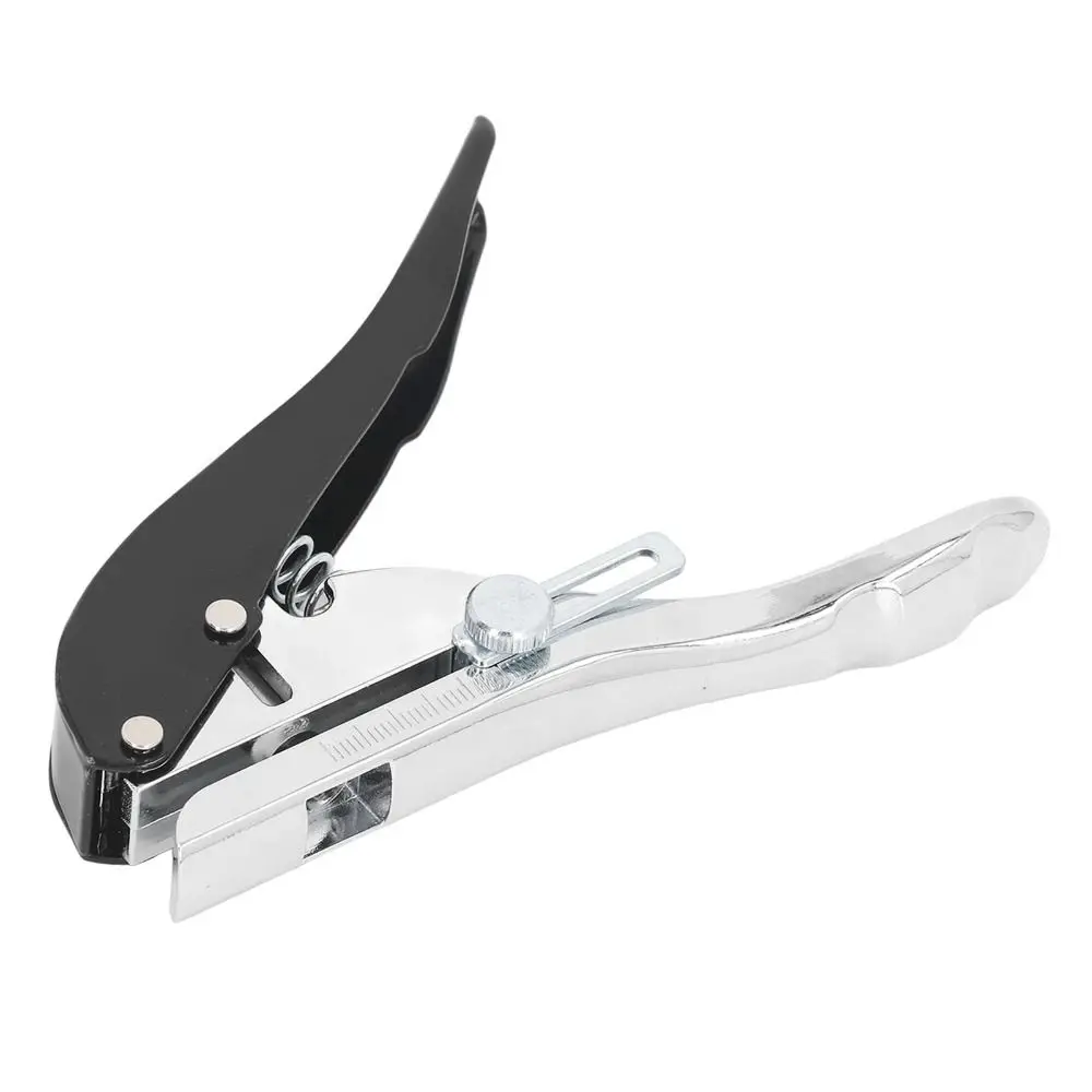 Zinc Alloy Single Hole Punch Black 6mm, 8mm,10mm Diameter Heavy Duty Hole Puncher Handheld Use Portable Design One Hole Punch