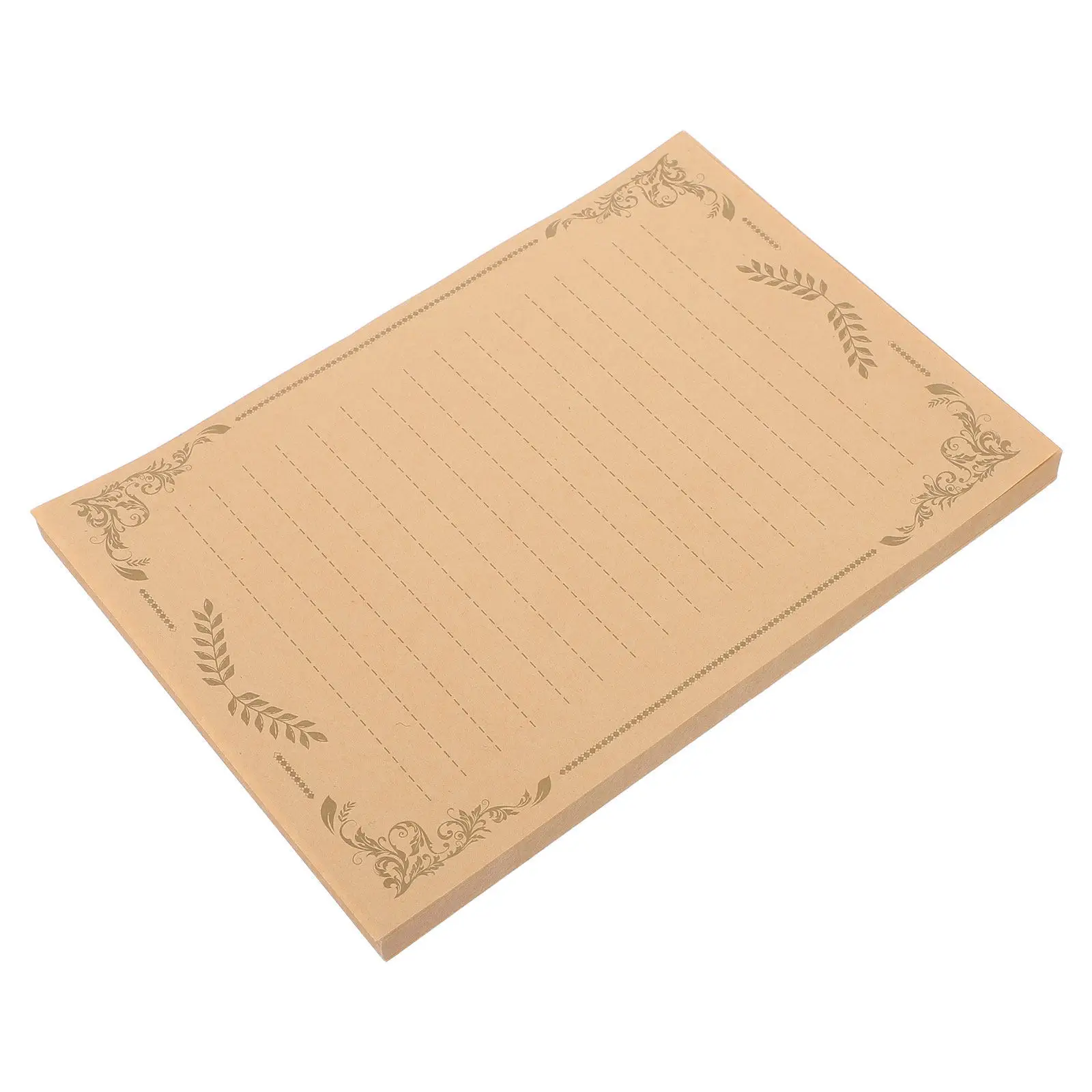 100Sheets Vintage Letter Paper Retro Style Stationery for Handwriting Calligraphy Invitations Notes Decorative Writing