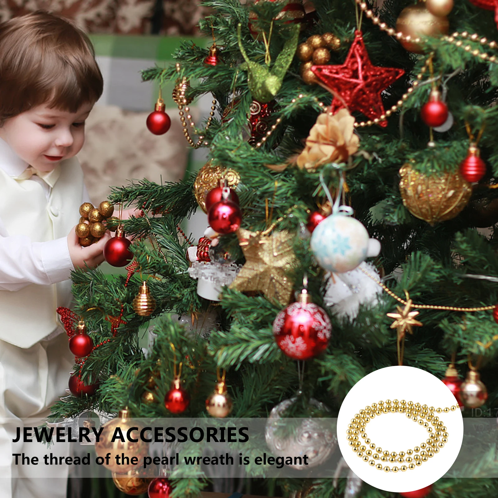 

Pearl Decor Wedding Party Curtains Plastic Pearl Beads Chain DIY Elegant Curtain Beads String Accessories