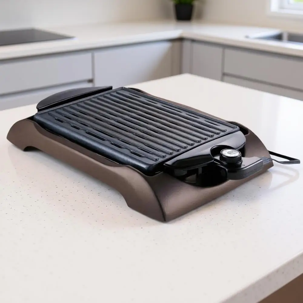 

Electric Griddle Family Size (19 x 13) NonStick Variable Temperature Control 1500W