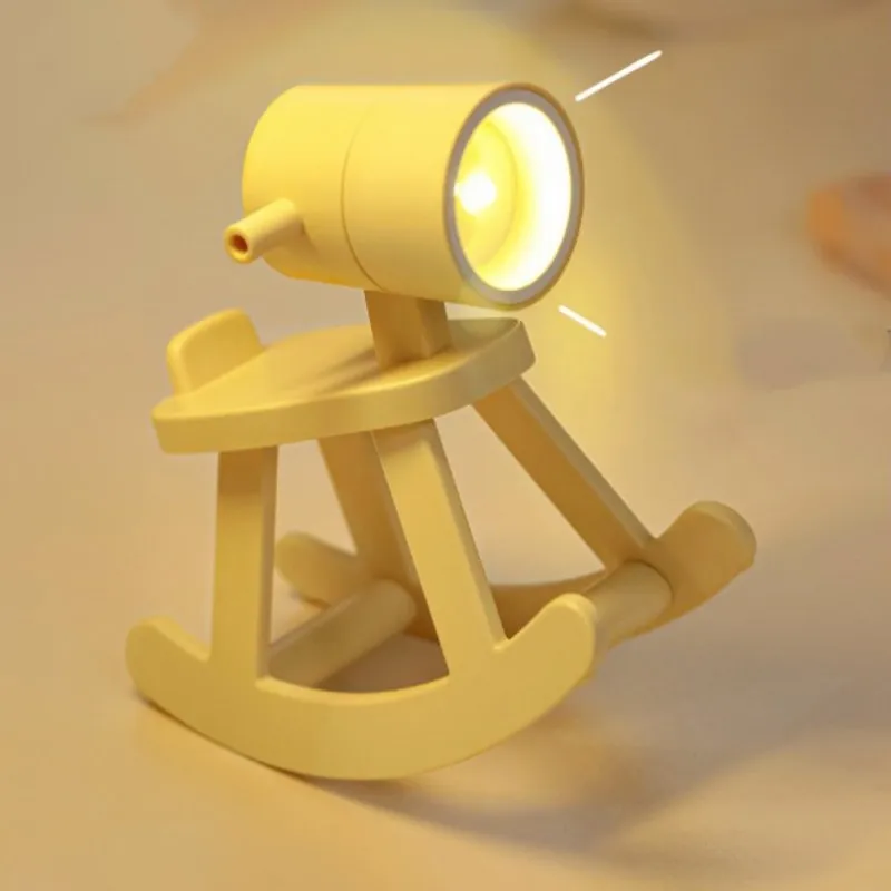 Desk Book Reading Light Mini LED Lamp For Children's Room Decoration Bedroom Bookmarker Night Table Houses Decoration Night