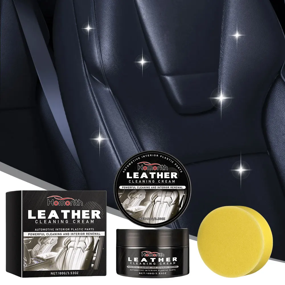 Leather Repair Cream Long Lasting Leather Maintenance Car Seat Care Interior Leather Polishing Cleaning Hole Cracks Restoration