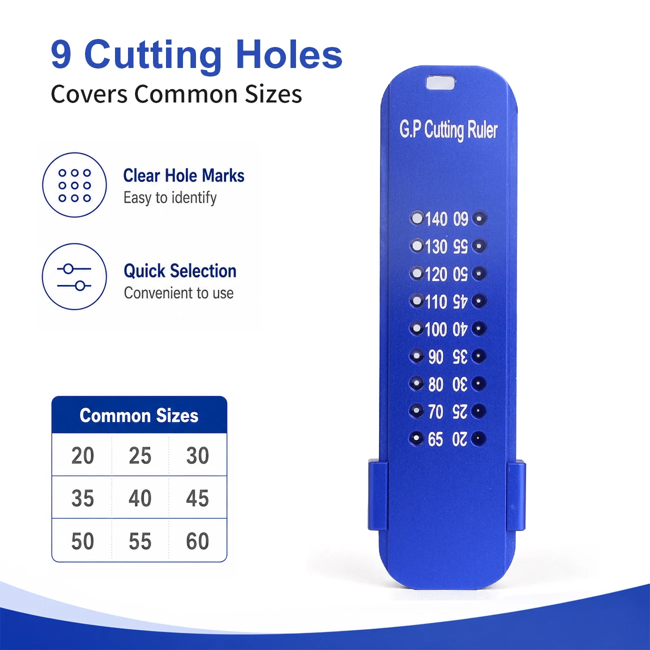 Dental G.P Gutta Percha Point Trimmer Trimming Cutting Ruler Measuring Scale High-Temperature Resistant Metal Sterilizable