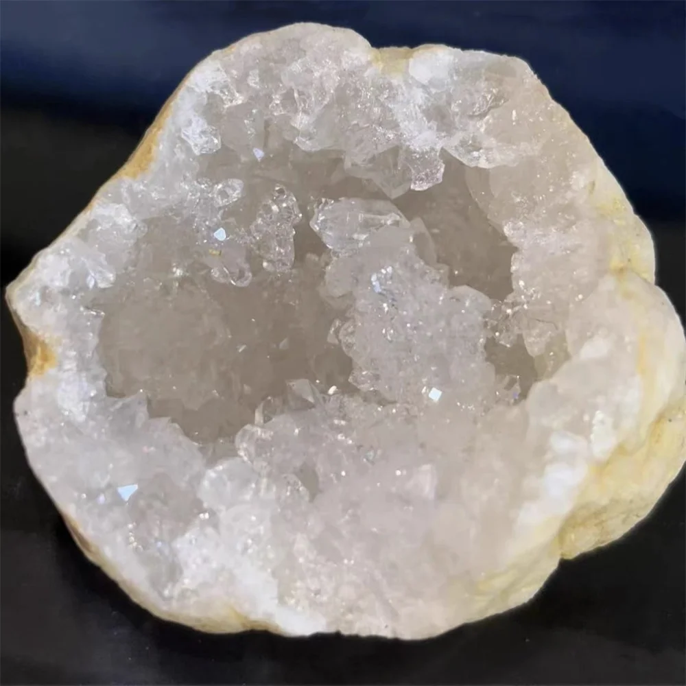 Wholesale bulk white crystal quartz geodes open agate crystal clusters geodes healing stone home decoration