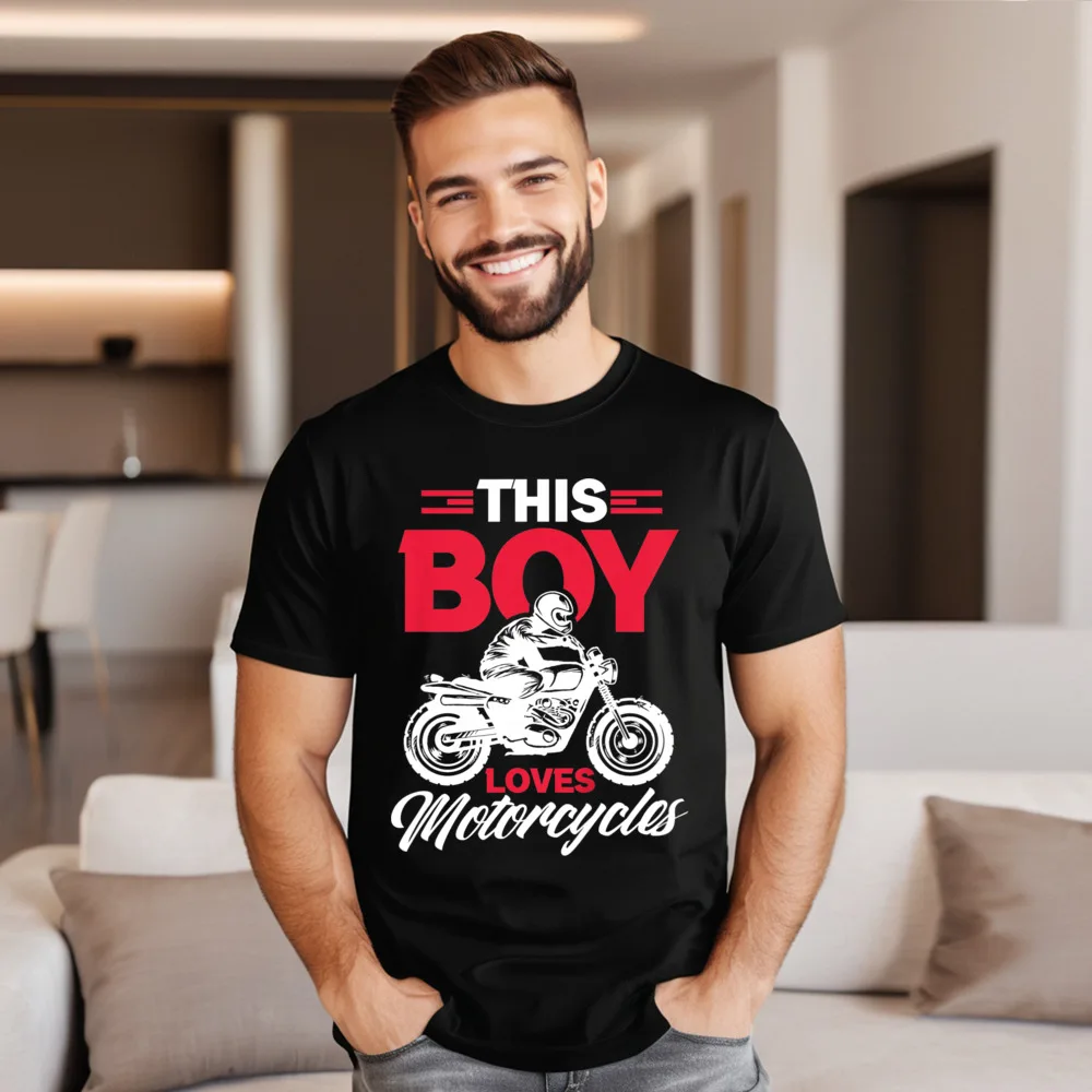 Funny Woman T-shirts Kids Motorcyc e Dirt Biker Normal Tops Tees Thanksgiving Day Premium Cotton Crew Neck Tshirts Short Sleeve