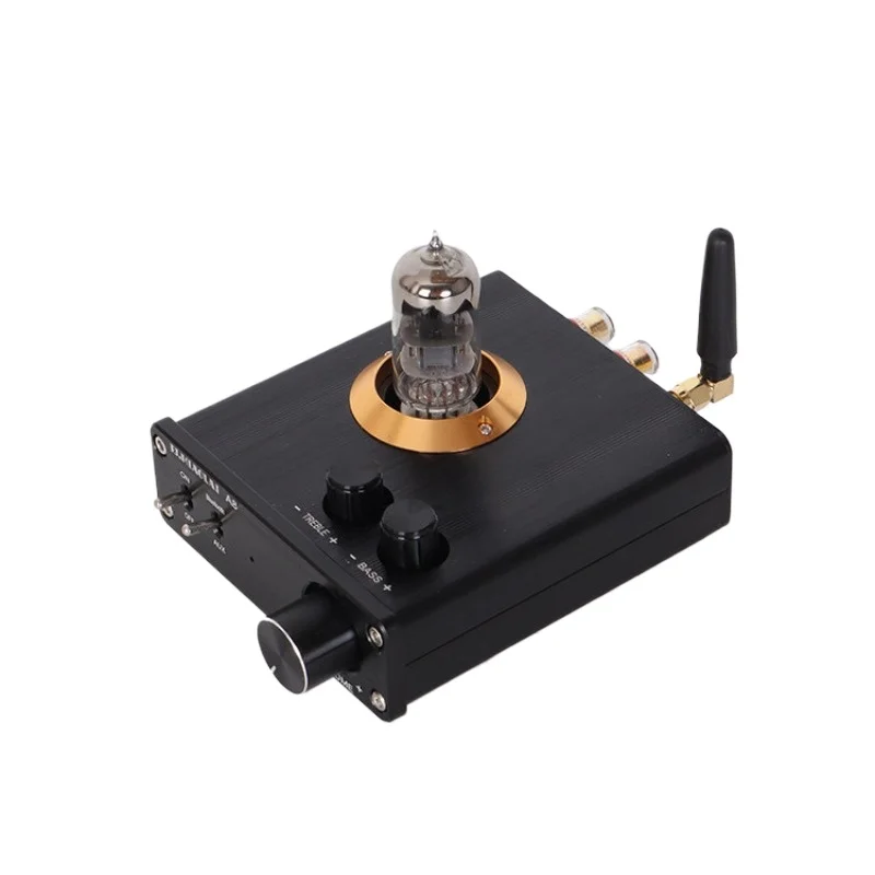 A8 home desktop computer audiophile hi-fi amplifier bluetooth 5.0 tube amplifier with treble and bass adjustment