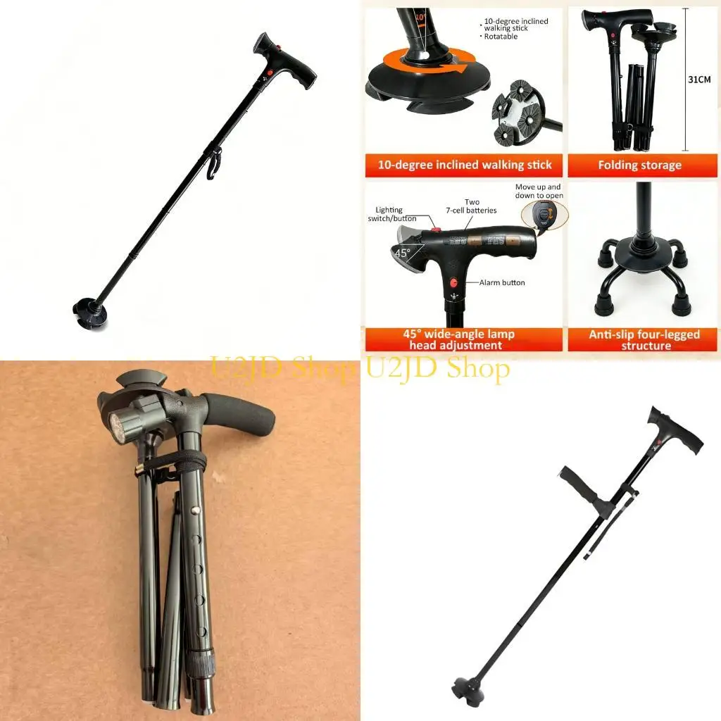

U2JD Thin Transportable Walking Hard wearing LED Color scheme Alarm Function for Motion