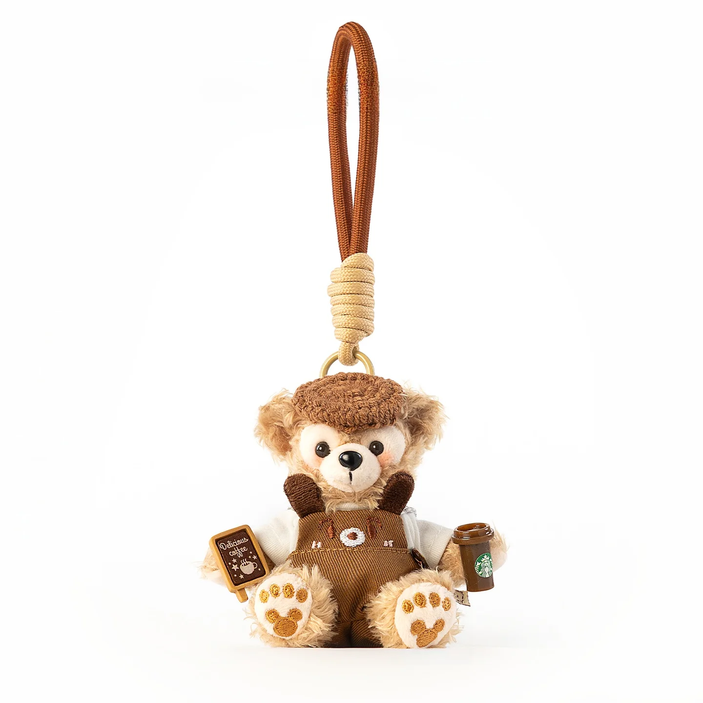 cute-plush-teddy-bear-pendant-herberry-dada-bear-doll-bag-accessory-keychain-gift-soft-stuffed-animal-toy-for-ages-3