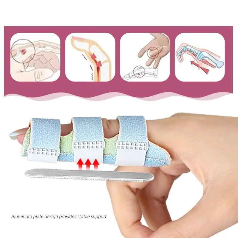 1pcs Colorful Trigger Finger Splint Mallet Finger Splint Finger Brace For Arthritis Injury Sprain Fits Index Middle Finger Pain