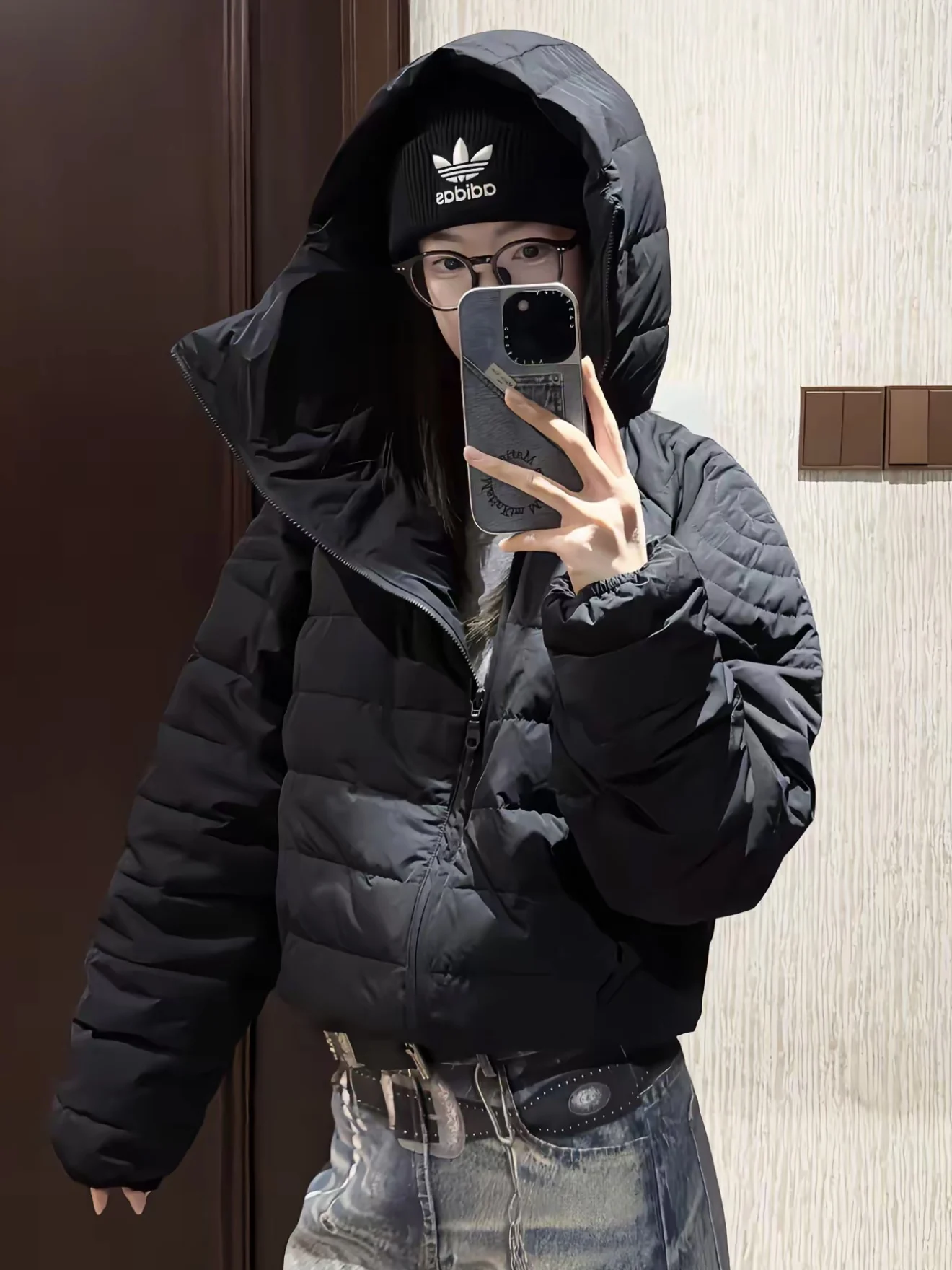 

Men's Lightweight Cotton Jaet Winter Warm Casual Hooded Design Versatile Lightweight Ribbed Cotton Coat ort Sle Zipper ...