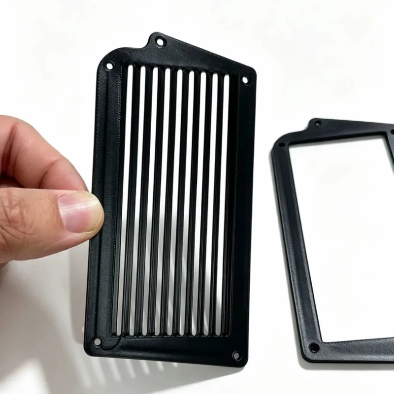 Side & Rear Window Louvers Trim for YK4107 1/10 Scale RC Crawler Off-Road Car 3D Printed Decorative Accessory Screw-On Mount