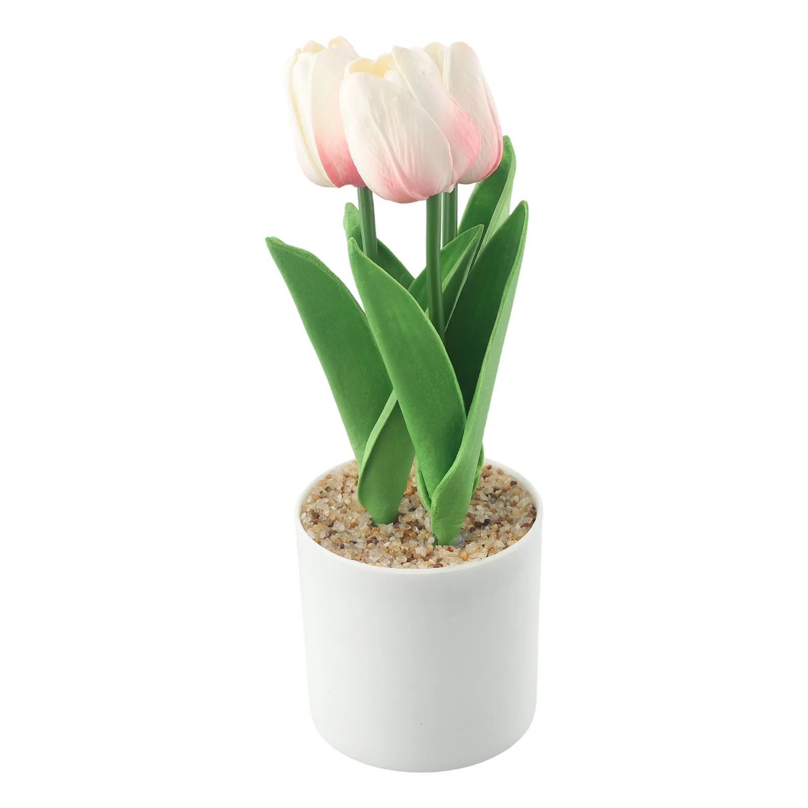 Accessories Artificial Flowers Tulip Potted Wedding 1 Pcs 25x7.5CM Bouquet Fake Plants Gardens Party Decor Accessories