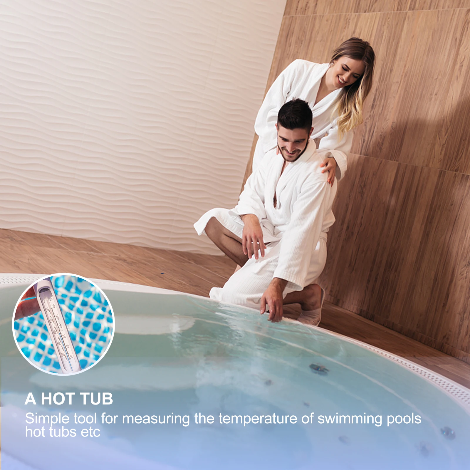 

Cute Floating Cartoon Swimming Pool For Kids Bath Temperature Measurement Pool Accessories Fahrenheit Celsius Dual Display