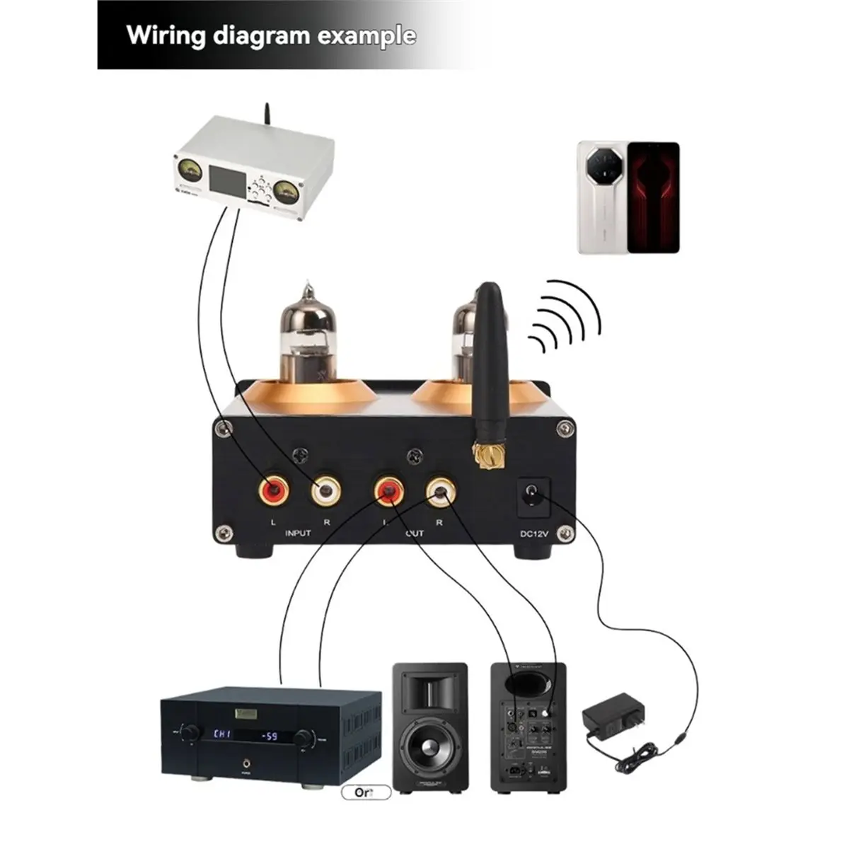 baay-high-fidelity-tube-preamp-qcc3034-bluetooth-51-high-and-low-frequency-power-amplifier-preamp-board