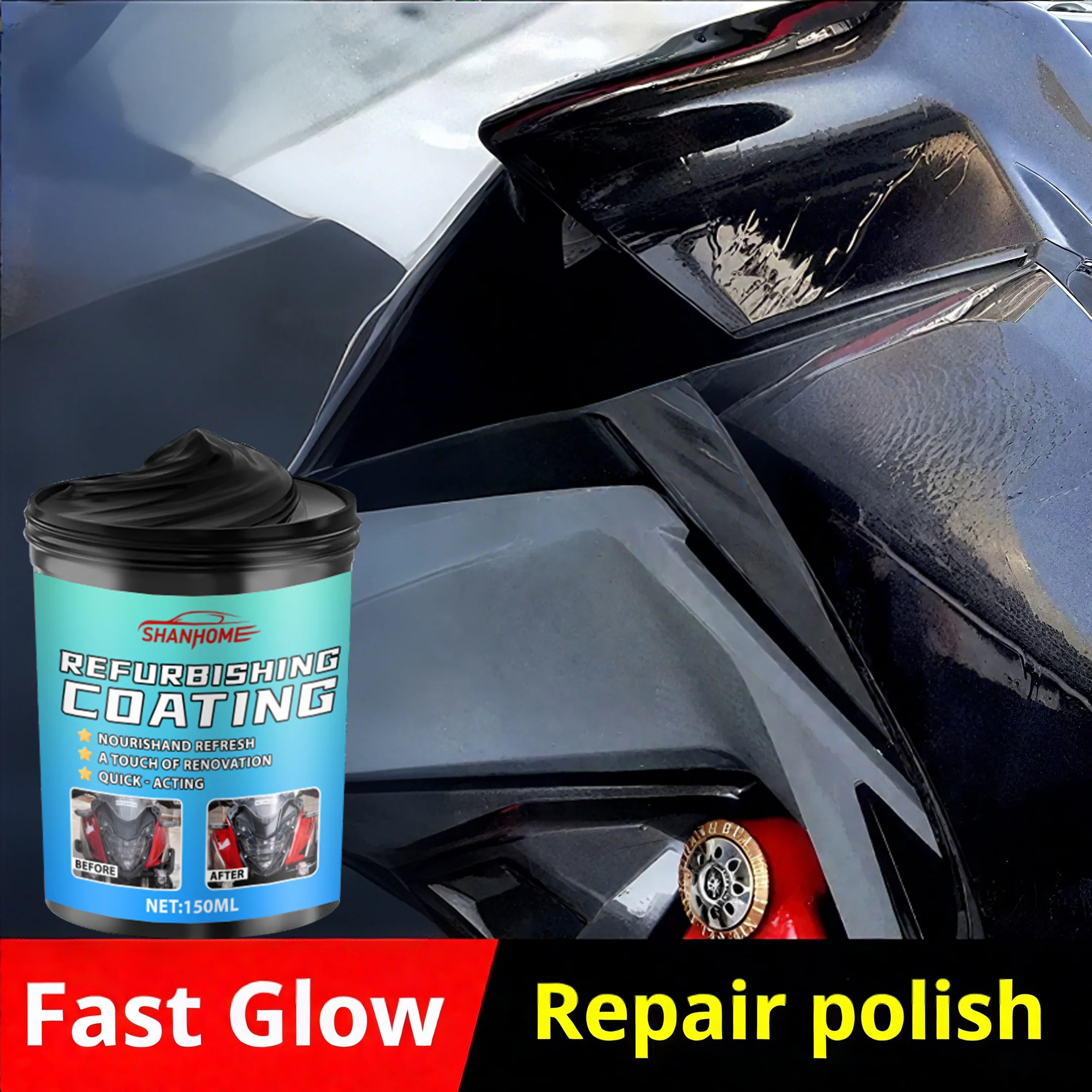 

Воск для полировки мотоциклов, непрерывная полировка, обслуживание и защита для покраски мотоциклов