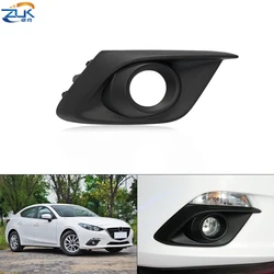 ZUK Front Bumper Fog Lamp Cover Garnish Trim Fog Light Cover Foglight Foglamp Cover For Mazda 3 Axela 2014 2015 2016 2017 2018