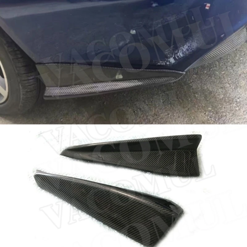 

VACOMUL Real Carbon Fiber Rear Bumper Lip Splitters Aprons For Jaguar XE Sedan 4-Door 2015 2016 2017 FRP Car Bumper Fenders