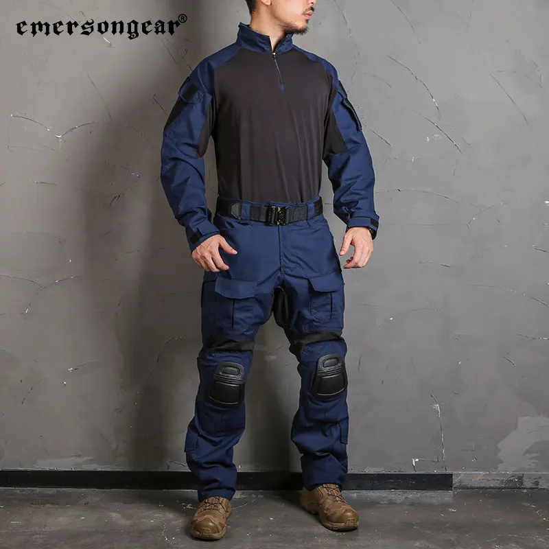 Emersongear Tactical E3 Combat Pants PB Mens Training Cargo Trousers Airsoft Hunting W/ Knee Pads