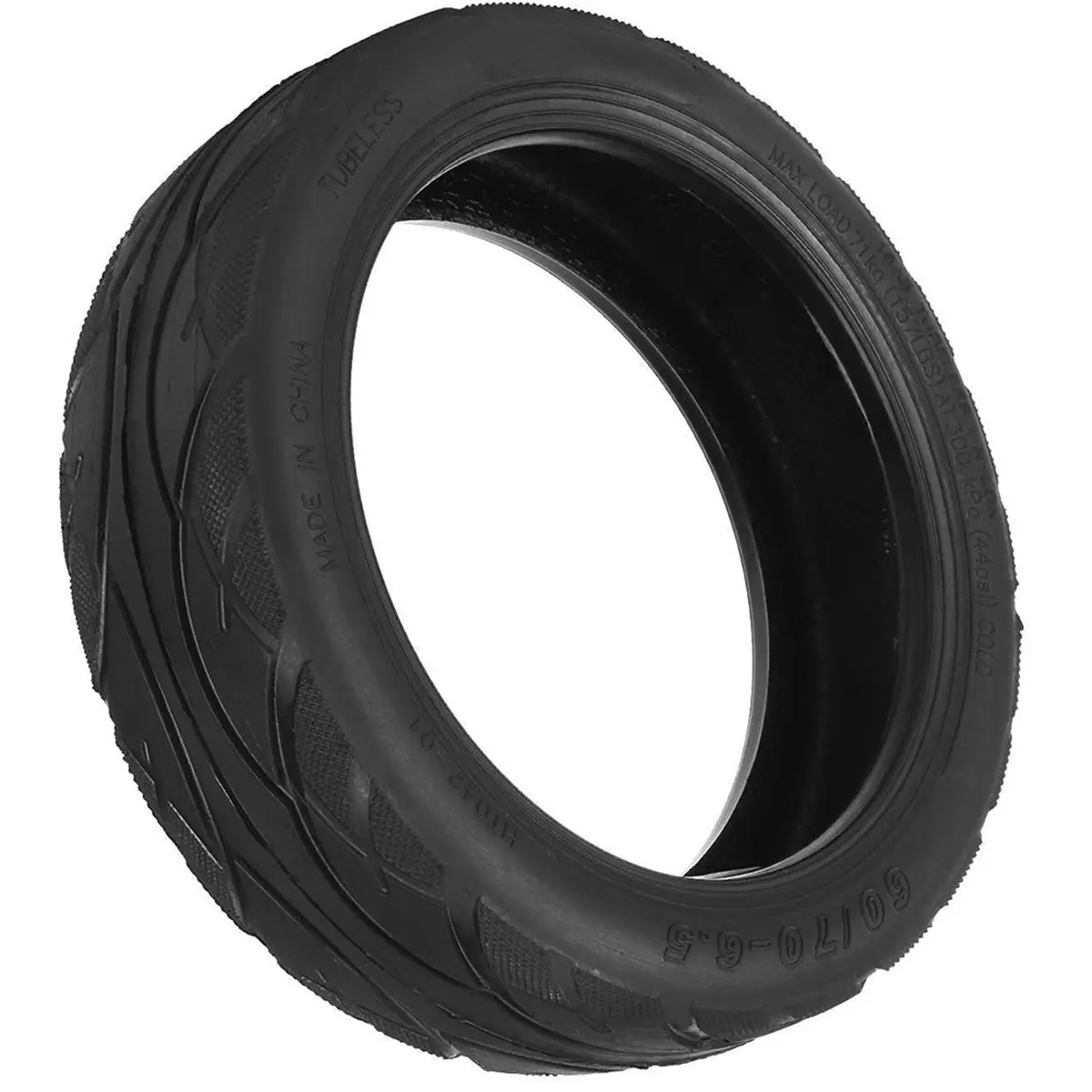 B72ABG 60/70-6.5 Electric Scooter Tire:10-Inch Front & Rear Wheel Replacement Parts for Max G30 and G30D Puncture