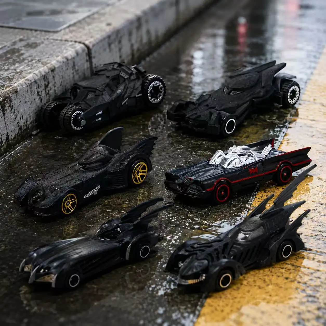 Alloy Batmobile 6 Generations Car Model Set Children Play Vehicles Bulk Wholesale