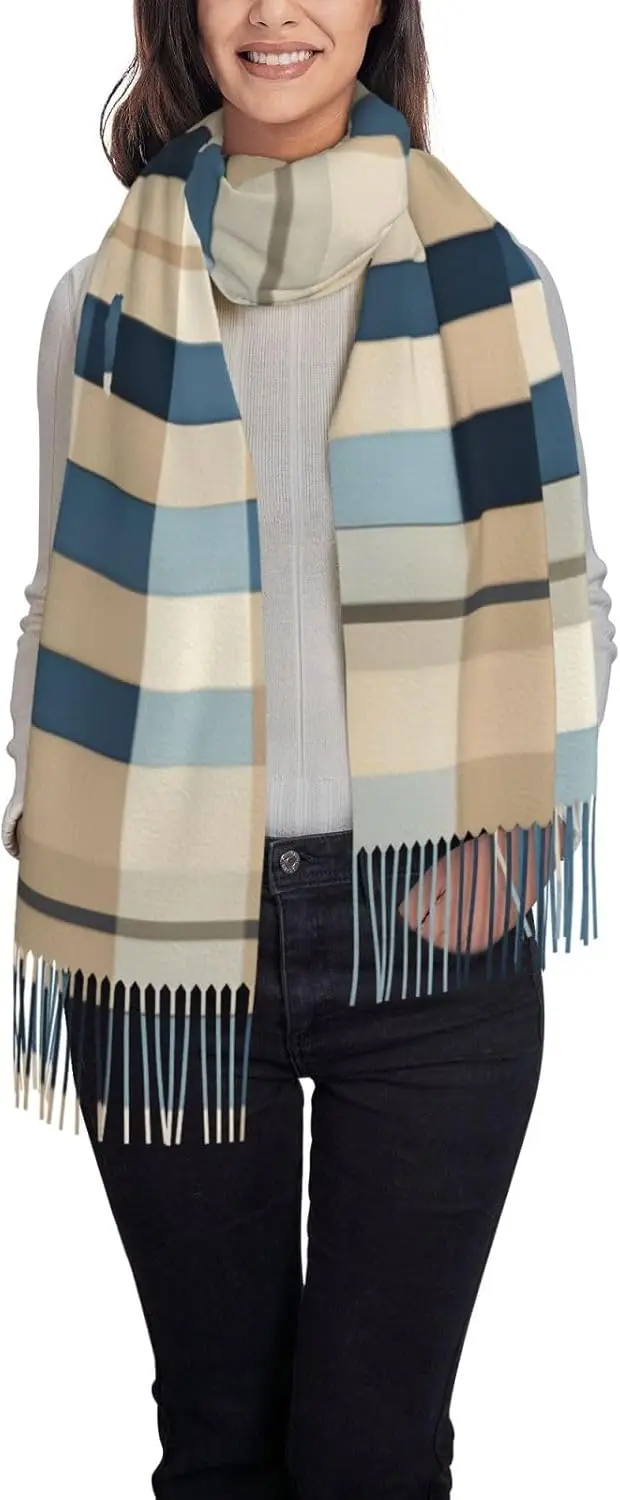 

Шарф с кисточками и принтом, большой толстый шарф, мягкие шарфы, идеальный осенне-зимний шарф, шаль для подарка, женский весенне-осенний зимний шарф