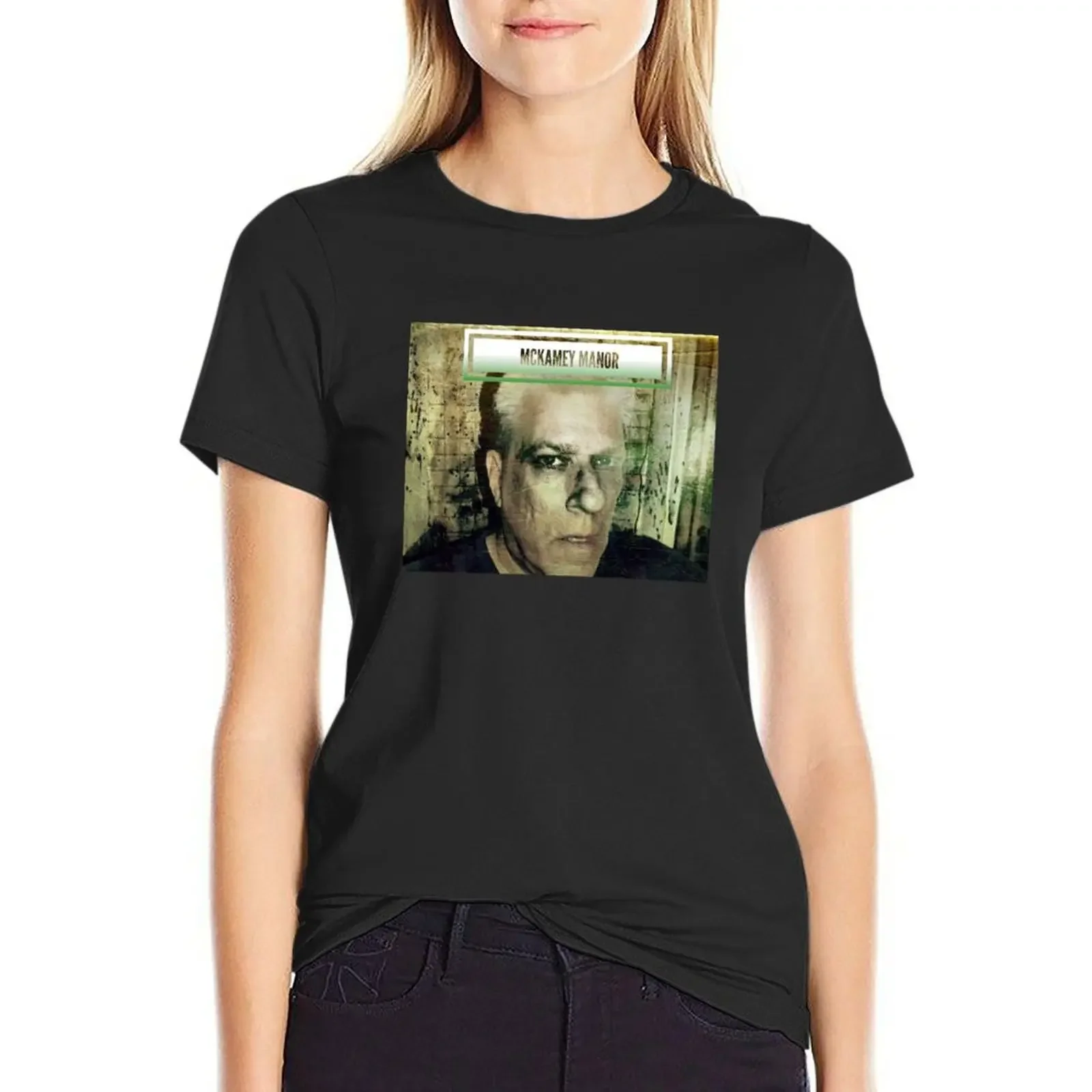 

Russ’s McKamey Design T-Shirt korean fashion summer tops sweat plus size t shirts for Women loose fit