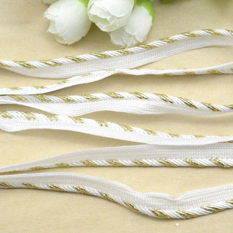 5m/16.4ft Each pack 1.0cm Wide Curtain Centipede Curved Wave Trim handmade DIY craft sewing trims ribbons hat lace decoration
