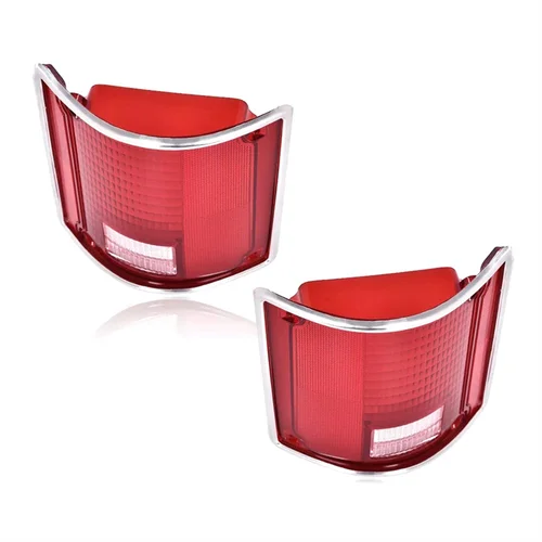 Imagen 1 del producto Para Chevy C10 K20 GMC Sierra 1973-91 1 par de luces traseras de coche con bisel cromado GM 2801122 , GM 2800122