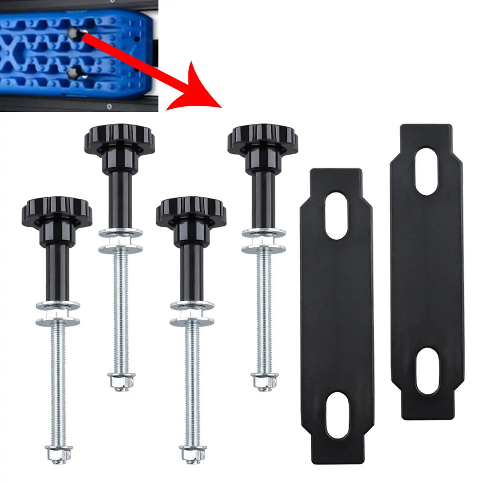 Practical Offroad Roof Bracket Kit Sturdy Metal Board Mounting Spare Parts for Overland Vehicle Travel