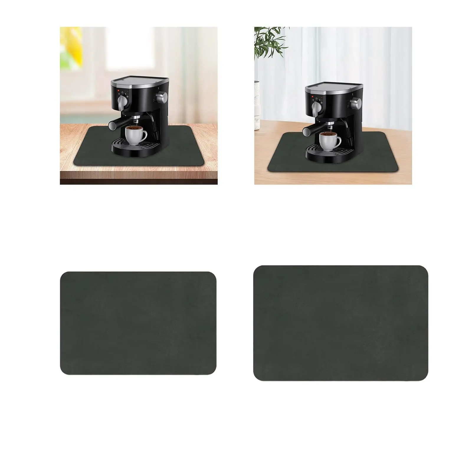Coffee Mats Coffee Machine Counter Pad Sink Mat for Cabinet Drawer Desk