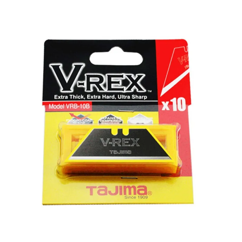 TAJIMA Trapezoidal blade Safe cutting professional blade 10 pieces VRB2-10B/CHN